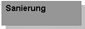 Sanierung